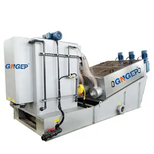 2023 hot sale screw press sludge dewatering machine equipment for wastewater dewatering or dehydration