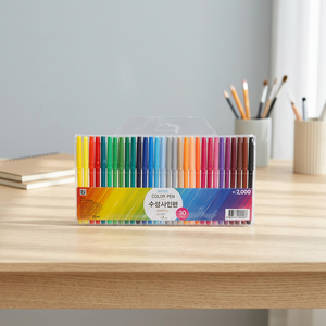 ปากกาศิลปะแบบไม่ลบได้ 12 สี ชนิดน้ำ สองหัว - Product Image 2