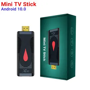 X96s400 Android 10.0 thông minh TV Box 2.4 Gam Wifi 4K Allwinner H313 <span class=keywords><strong>Quad</strong></span> <span class=keywords><strong>Core</strong></span> Android TV <span class=keywords><strong>Stick</strong></span> - Product Image 1