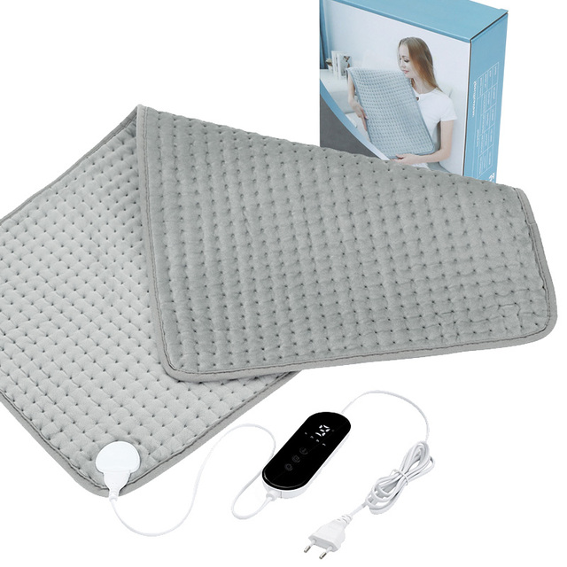 4 Timer Smart Electric Heating Mat 9 Level Adjustable Electric Heat Pad for Home Office Use