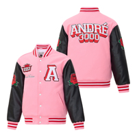 Blouson universitaire personnalisé, style mode urbaine, vintage, rétro, baseball, corps en laine, manches en cuir PU, brodé, streetwear universitaire