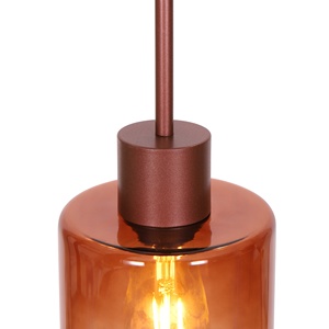Wholesale Copper Color Modern Hanging Chandelier 5-Light Design with <strong>Spotlights</strong> for <strong>Kitchen</strong>, <strong>Bar</strong>, Retail Store Decoration - Product Image 6