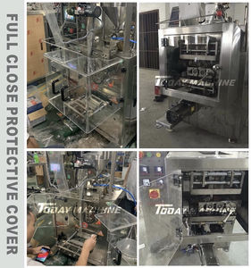 เครื่องบรรจุภัณฑ์อัตโนมัติสำหรับอาหาร เกรดอาหาร สำหรับของเหลว เช่น น้ำผลไม้ น้ำผึ้ง เครื่องบรรจุแบบถุง เครื่องบรรจุภัณฑ์สำหรับเจลพลังงาน - Product Image 4