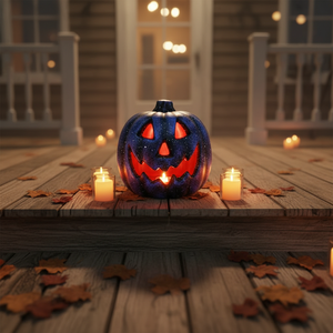Luz Decorativa de Calabaza para Halloween, Decoración de Calabaza Colgante para Exteriores, Luces LED de Calabaza para Halloween, Faroles de Calabaza Iluminados - Product Image 4