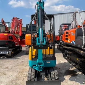 Japanese original low working hour high-quality second-hand Kubota U17 tailless 1.7 ton <b>miniature</b> tracked excavator for sale - Product Image 5