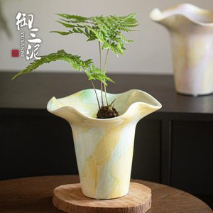 Vaso per Fiori in Ceramica Creativo a Tre Colori, Stile Moderno Minimalista di Lusso per Composizioni Floreali - Product Image 2