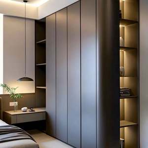 Villa <b>Wardrobe</b> Home Furniture <b>Wardrobe</b> Bedroom Furniture <b>Wardrobe</b> Customized Solutions for Villas, Apartments & Hotels - Product Image 1