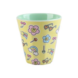 Vaso Infantil de Melamina Libre de BPA, 250 ml, Diseño de Jirafa Naranja, para Beber Directamente - Product Image 4