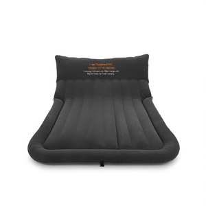 1 jeu de matelas gonflable épaissi en PVC floqué SUV coussin de lit de Camping avec oreiller sac de rangement pour la maison voiture voyage Camping - Product Image 1