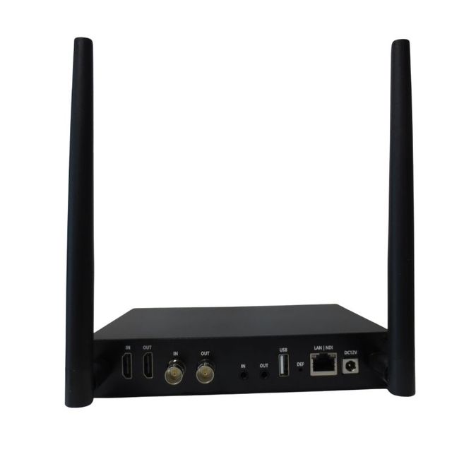 Dibviewolo 4K for Video Encoder/Decoder WiFi 6 SRT RTMP NDI Support CVBS Aluminum Construction for Live Streaming