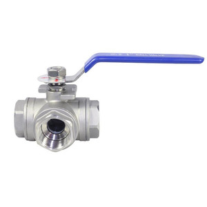 Stainless Steel 3way Thread <strong>Ball</strong> <strong>Valve</strong> - Product Image 4