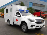 Ambulance Isuzu 4x4 tout-terrain, unité de soins intensifs mobile, véhicule de secours médical 4x4 pour terrains accidentés et zones éloignées