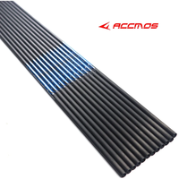 ACCMOS ID 6.2mm 0.006 Tige de flèche en carbone pur Spine 250-800 pour Tir à l'arc Chasse Bricolage
