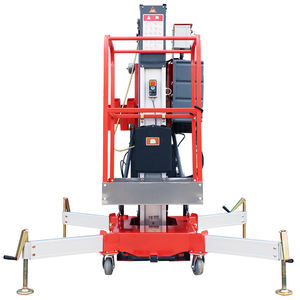 YILU 10m 12m 14m Plataforma de trabajo aéreo eléctrica Mástil vertical móvil Elevador de hombre - Product Image 3