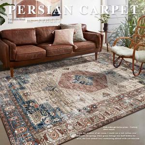 クロスボーダーモダンなペルシャカーペット10mmぬいぐるみお手入れ洗えるアンチスライドバッキング家庭用折りたたみ式リビングルームベッドルーム - Product Image 2