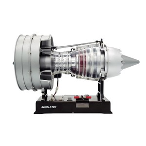 Tốt hơn cao mô phỏng Hợp kim kim loại máy bay dân dụng mô hình động cơ máy tính để bàn trang trí - Product Image 3