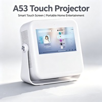 Projecteur Full HD 1080 Écran Vidéo Proiector Portable Multi-media Projecteur Portable-mini A53 Projecteur Tactile
