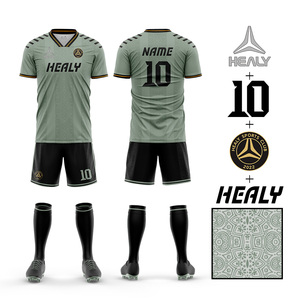 专业定制热升华廉价空白足球球衣全套男队足球装备 - Product Image 2