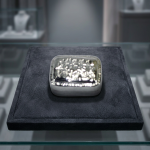 Conteneur en laiton plaqué argent - Product Image 1