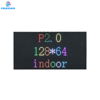 Module LED couleur pleine HD P2mm pour intérieur, 256x128mm, 128x64 points, taux de rafraîchissement élevé, pour grands écrans de scène de concert