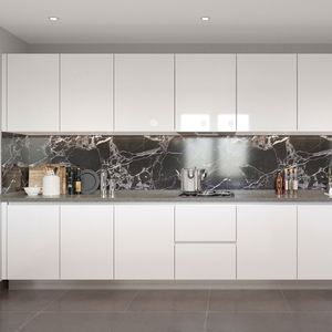 Muebles de Cocina Modernos de Alta Gama en Madera Maciza de Abedul con Diseño Personalizado Gratuito, Juego Completo de Muebles de Cocina Multifuncionales - Product Image 4