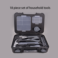 Kit d'outils à main haute performance, assortiment de plusieurs pièces, boîte à outils pour réparations domestiques et travaux d'installation quotidiens