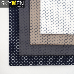 Guangzhou proveedores al por mayor Skygen sedoso 100% Impresión de tela de algodón de los hombres tela de la camisa - Product Image 2