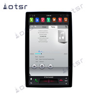 Carbar — écran IPS universel à Rotation au Style Tesla, avec lecteur DVD, GPS, autoradio stéréo et commande vocale, Android 12.8, 9.0 pouces, 4 go + 32 go, 2 Din