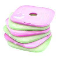 Usine En Gros Réutilisable Congélateur Mince Pack De Glace Refroidisseur Brique De Glace pour Boîte À Lunch Stockage Des Aliments Frais HDPE Congélateur Bloc De Glace