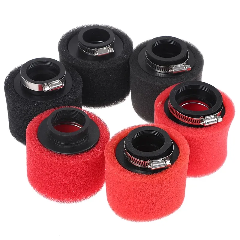 32mm Pitbike Air Filter Red Performance High flow Mushroom Style Straight Neck 