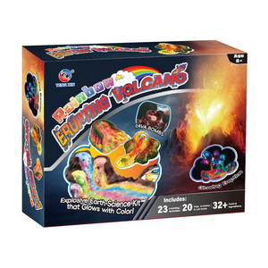 Modelo de Volcán con Eruptión de Arcoíris, Kit de Experimentos STEM para Hacer en Casa, Juguete Educativo de Ciencia Química que Brilla en la Oscuridad para Niños - Product Image 4