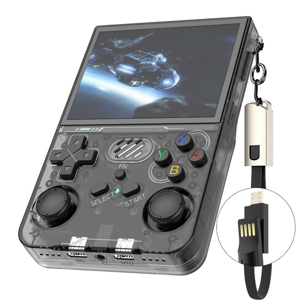 Wholesale Retro Game Console R36S Portable Emulator 1GB RAM, 3.5 Inch IPS, 128GB Storage, Dual Joystick