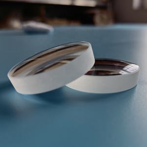 Lente de vidrio óptico convexo con recubrimiento antireflectante, lente esférica plana convexa a 550nm/650/750nm - Product Image 3