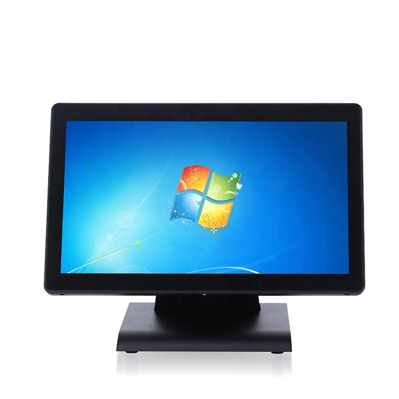 Monitor layar sentuh kapasitif 15 inci pabrik kualitas tinggi all in one pc windows touch wifi sistem pos terminal pos