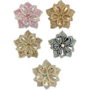 Clips <span class=keywords><strong>para</strong></span> <span class=keywords><strong>Zapatos</strong></span> con Cristales y Diamantes <span class=keywords><strong>de</strong></span> Imitación, Chapados en Oro, en Varios Colores, Adornos Florales <span class=keywords><strong>para</strong></span> <span class=keywords><strong>Zapatos</strong></span> <span class=keywords><strong>de</strong></span> <span class=keywords><strong>Novia</strong></span>, Decoración <span class=keywords><strong>para</strong></span> Tacones - Product Image 1