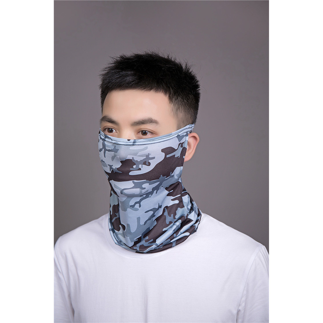 Presillas para las orejas - gris camuflaje
