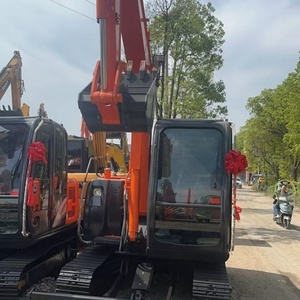 Miniexcavadora Usada HITACHI Zx60 de 6 Toneladas, Excavadora Hidráulica Compacta de Orugas, en Venta, en Excelentes Condiciones - Product Image 4