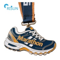 Médaille de course à pied personnalisée pour les coureurs de marathon, récompense pour les finisseurs