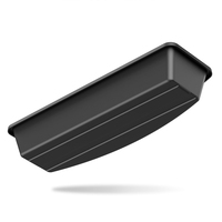 Boîte de rangement sous le siège de voiture, organisateur de voiture en plastique pour petits objets, installation sans outil pour accessoires intérieurs de voiture