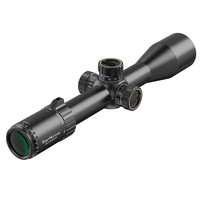 Lunette de chasse WestHunter HD 4-16X44 FFP avec réticule gravé sur verre, premier plan focal, viseur optique longue portée avec verrouillage extensible