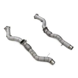 OEM Performance Exhaust Downpipe For Porsche Cayenne 957 2006-2010 Stainless Steel Racing Sport car Exhaust Pipes