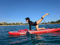 En stock, planche à pagaie gonflable YASKA 10'6, planche à pagaie pour lacs et rivières, capacité maximale de 130 kg, accessoires standard