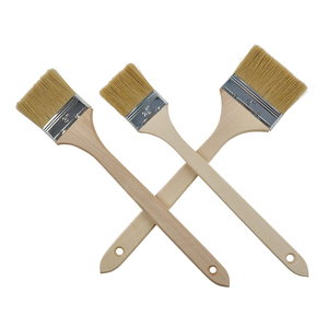 Pinceaux en poils de porc en gros, pinceaux multi-usages à manche en bois pour la décoration intérieure, le teinture, le vernis, la colle et le nettoyage - Product Image 2