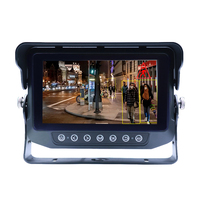 IP68 impermeable Metal 7 ''autobús camión respaldo Monitor soporte 3 PCS 720P 1080P AHD cámara de marcha atrás