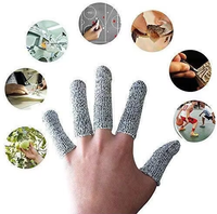 Gants de travail anti-coupure HPPE tricotés, niveau de protection 5, haute performance, pour le travail du bois, la cuisine et l'abattage