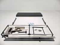 Multifunktionales Pilates Cadillac-Bett mit Schwarzem Aluminiumlegierungsrahmen, Hochbelastbares Fitnessgerät für Studio, Zuhause und Gewerblichen Einsatz