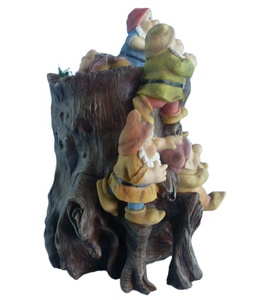 Traditional Figurine the <strong>Seven</strong> <strong>Dwarfs</strong> Resin Figurine Fairy Garden Accessories Outdoor,Garden Gnomes Decorations - Product Image 3