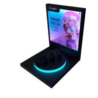 Support d'affichage cosmétique en acrylique éclairé par LED pour produits de beauté et utilisation en magasin de détail