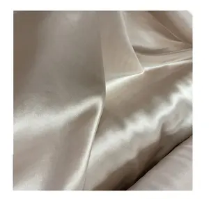 customization dyeing color elastic/stretchable silk rayon satin fabric