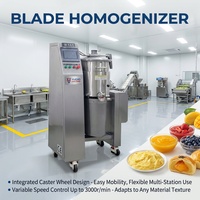 Homogénéisateur à cylindre inclinable détachable YUCHO avec 10 brevets approuvés, lame en SUS304, pour la production professionnelle de cheesecake basque